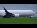 30 mins of wet weather takeoffs and landings east midlands airport plane spotting ema egnx