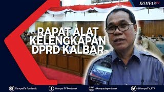 Rapat Alat Kelengkapan Dewan di DPRD Kalbar Hujan Interupsi