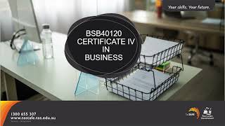 TasTAFE BSB40120 Certificate IV in Business (November 2021)