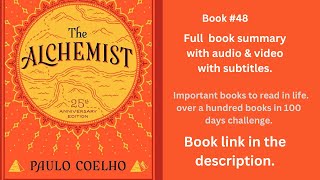 alchemist full  book summary  #48 #selfhelpbooks #inspirationalbooks #selfimprovementbooks