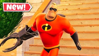 NEW MR. INCREDIBLE Skin Gameplay In Fortnite!