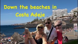 TENERIFE ☀️ BEACHES from San Eugenio to LOS CRISTIANOS 🏖️