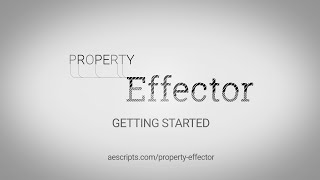 Property Effector Getting Started Tutorial