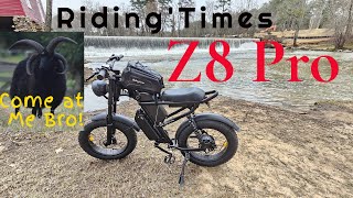 Riding Times Z8 pro Ebike Road Trip to Starr's mill