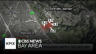 Series of small earthquakes strike near Hayward