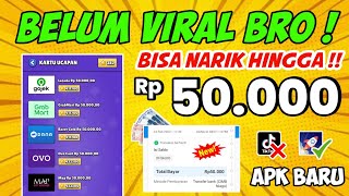 BARU RILIS Kemarin! Bisa DIBAYAR Rp.50.000 Tanpa Deposit - Apk Penghasil Uang 2022 TERBARU