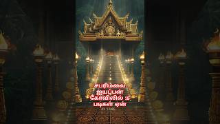 சபரிமலை ஐயப்பன் கோவிலில் 18 படிகள் ஏன் #ayyappa #ayyappan #18padi #sabarimala #swamisaranam #facts