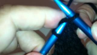 How to do the Knitted Cast Off (Bind Off) - Left Handed