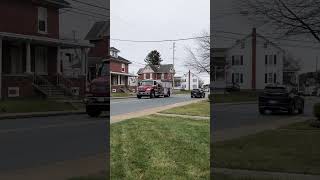 Tanker 38 Responding To A Brush Fire! #fypシ #shorts #firetrucks #fire #brushfire