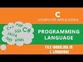 65. | File Handling In C Language | - C Language