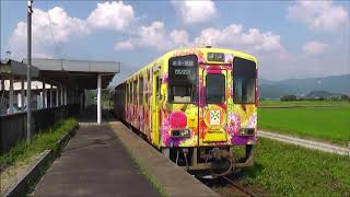 山形鉄道　フラワー長井線　鮎貝駅  2017.07.21