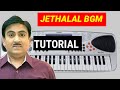 #TMKOC How to play Jethalal background music on piano tutorial with notes, piano tutorial, Hindi