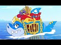 the hunt for king shark piratix 🪙🏴‍☠️cartoon series for kids