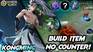 KONGMING: BUILD ITEM NO COUNTER! BIKIN MUSUH KETAR - KETIR! - Honor of Kings (Tradisional Chinese)