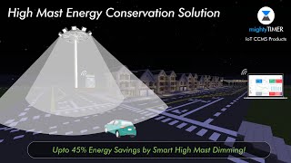 IoT High Mast Energy Conservation Solution - Get upto 45% Energy Savings with Smart Motion Dimming!