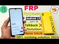 Poco C51 FRP Bypass Android 13 | New Solution | Poco C51 Google Account Bypass Without Pc | C51 frp