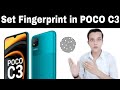 How to set fingerprint lock in POCO C3 Smartphone ||| Set Fingerprint lock in POCO C3