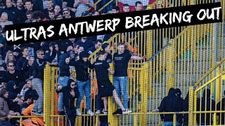 ANTWERP ULTRAS BREAKING OUT! Club Brugge vs Royal Antwerp 1-0