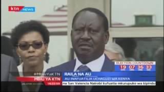 Raila na AU : Raila akutana na wajumbea la AU