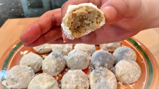 POLVORONES MEXICAN WEDDING COOKIES RECIPE | MEXICAN COOKIES