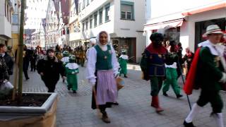 Strassenfasnet 2011 der Narrenzunft Gole Riedlingen 4. Video