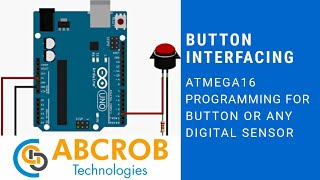 Button - How to interface button with atmega16 ( microcontroller) (button) | Programming