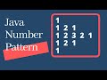 Number Pattern in Java - using for loop