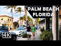 [4K] Worth Avenue Palm Beach Florida - Walking Tour