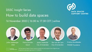 DSSC Insight Series: 16.11.2023 How to build data spaces