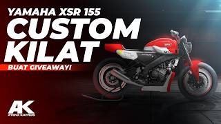 Beli Oli Gratis Motor !! Atenx Katros Nge-custom Yamaha XSR 155 buat Hadiah @MotulIndonesia