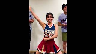 白戸ゆめのアナ チア姿で本気で踊る