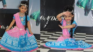 Nagada Sang Dhol Baje| Little Girl Dance Performance