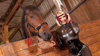 Pony Girl Play in Latex