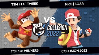 Collision 2022 - Tweek (Diddy Kong) vs Soar (Pokemon Trainer) - Top 128 - Winners