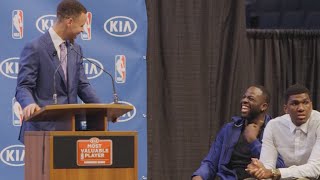 TROPHIESˢᴹ | Draymond Green Talks Steph Curry's MVP Win