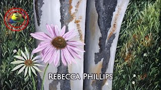 Fine art tips with a Free Acrylic Art Tutorial with Rebecca Phillips on Colour In Your Life