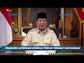 prabowo jurnalis pejuang kebenaran apresiasi kerja keras pers di tengah tantangan