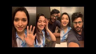 Tamanna and Sundeep Kishan in Live Taking About Next Enti Movie | Media Masters