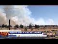 Firefighters fight wildfire in Anza