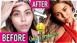 (mostly drugstore) NO MAKEUP MAKEUP with only 5 products! | Roxette Arisa