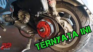 parah guys VESPA MATIC SUARA KASAR || 22 garage