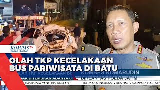 Hasil Olah TKP Laka Bus Pariwisata di Batu, Polisi Tak Temukan Jejak Pengereman