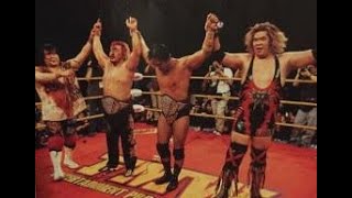 49) Mr. Gannosuke/Tetsuhiro Kuroda vs. Kintaro Kanemura/Mammoth Sasaki 12/21/01