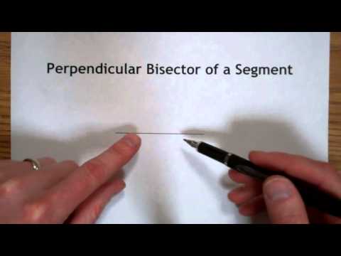 Perpendicular Bisector Construction Perpendicular Bisector Construction