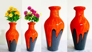 How to Make Flower Vase | Stylist Flower Vase Making at Home | Easy Flower Vase//GREEN PLANTER