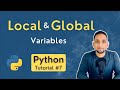 Local and Global Scope in Python | Local and Global Variables | Python Tutorial for Beginners #7