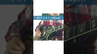 #1 F key major 2-5-1 licks 140bpm #Shorts