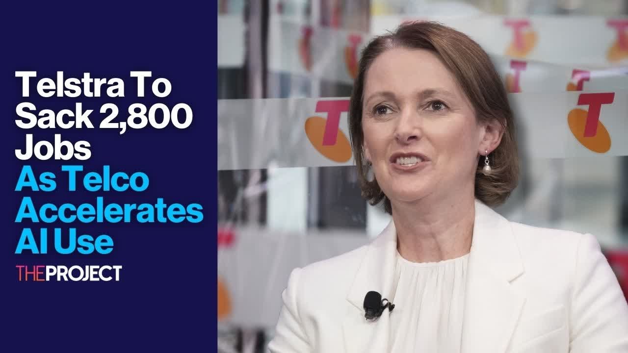 Telstra To Sack 2,800 Jobs As Telco Accelerates AI Use - YouTube