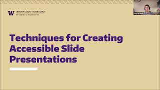 Accessible Presentations (Part 2)
