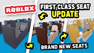 NEW SEATS UPDATE in Cabin Crew Simulator (Roblox)